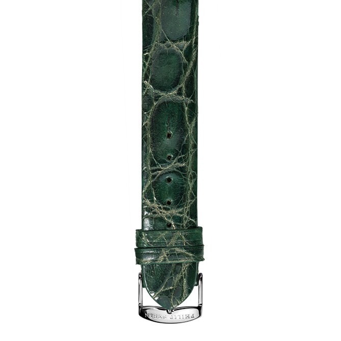 Philip Stein Forest Green Croco Watch Band