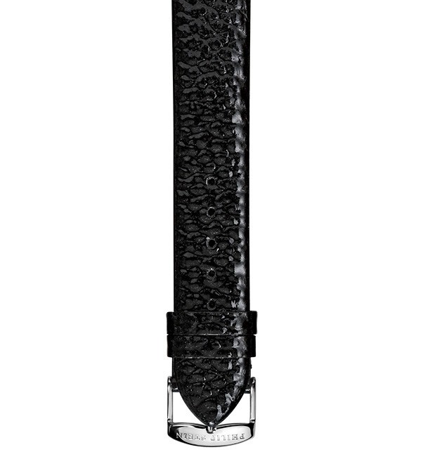 Grainy Black Calf Strap