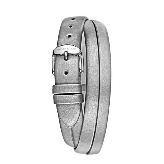 Philip Stein Wrap Around Platinum Silk Strap