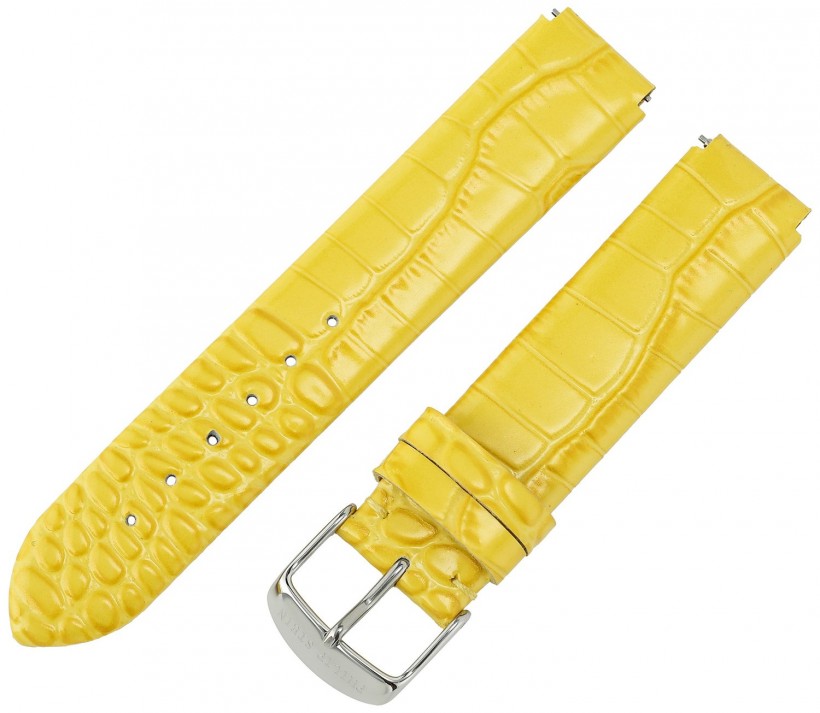 Philip Stein Leather Calfskin Yellow Teju Watch Strap