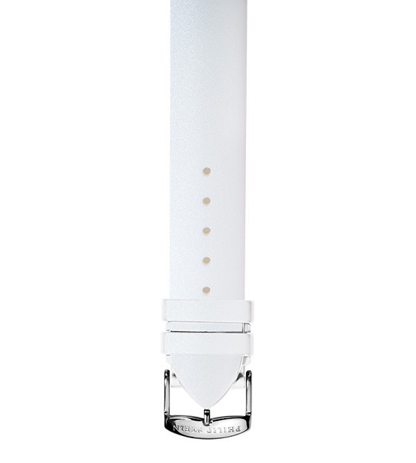 White Pearl Rubber Strap