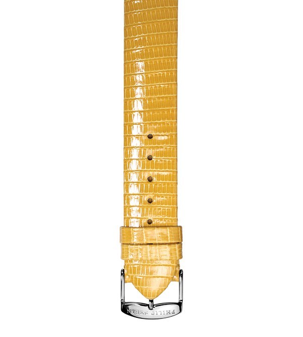 Philip Stein Yellow Lizard Watch Band