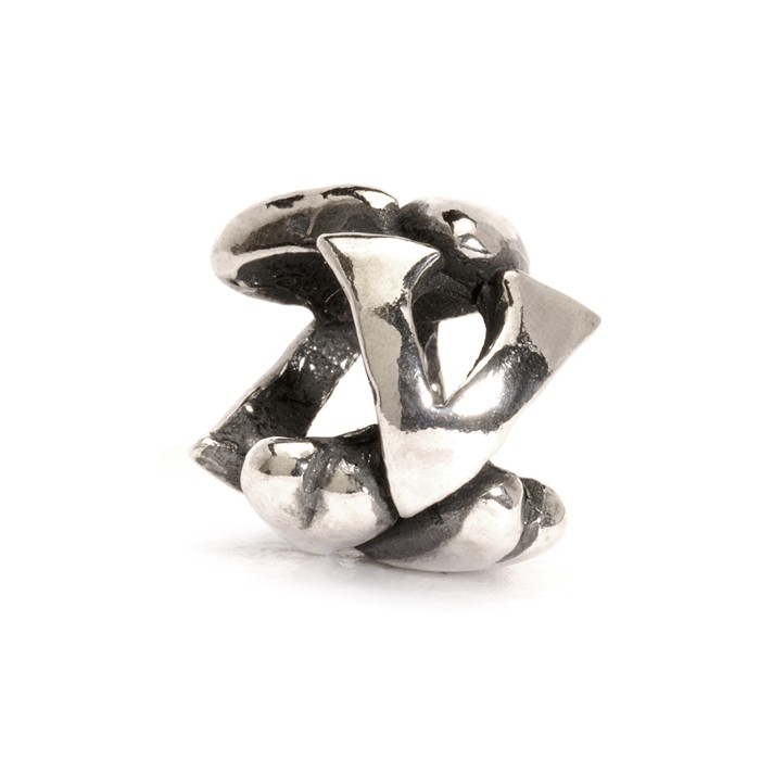 Trollbeads Letter Bead V Silver
