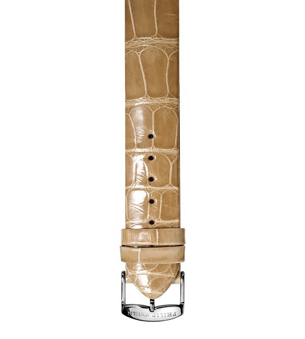 Philip Stein Shiny Sand Alligator Watch Band