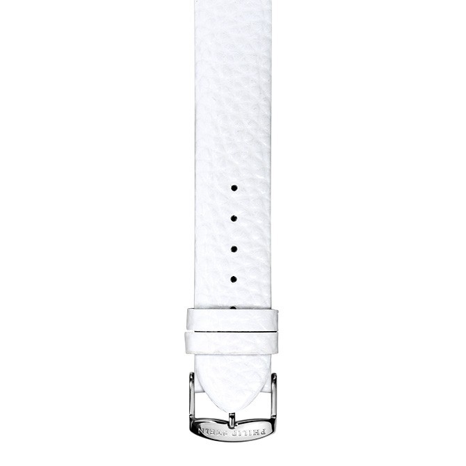 Philip Stein Grainy White Calf Watch Band