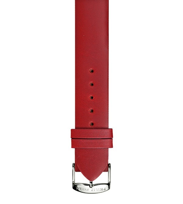 Dark Red Italian Calf Leather Strap
