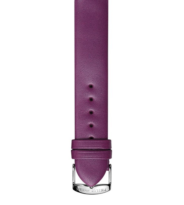 Philip Stein Purple Italian Calf Leather Watch Band