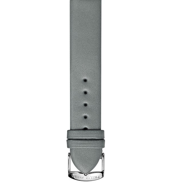 Philip Stein Silver Italian Calf Leather Watch Band