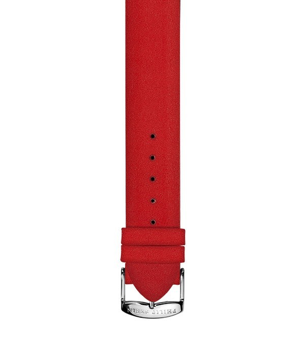 Philip Stein Red Merino Watch Band