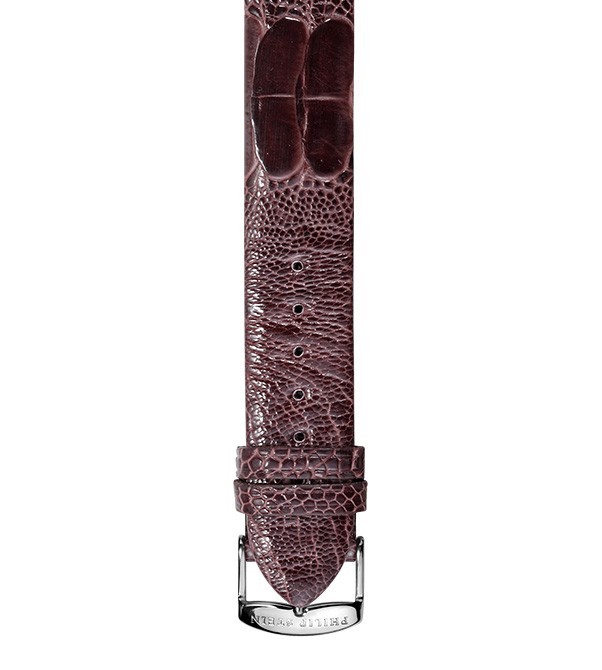 Philip Stein Chocolate Ostrich Watch Band