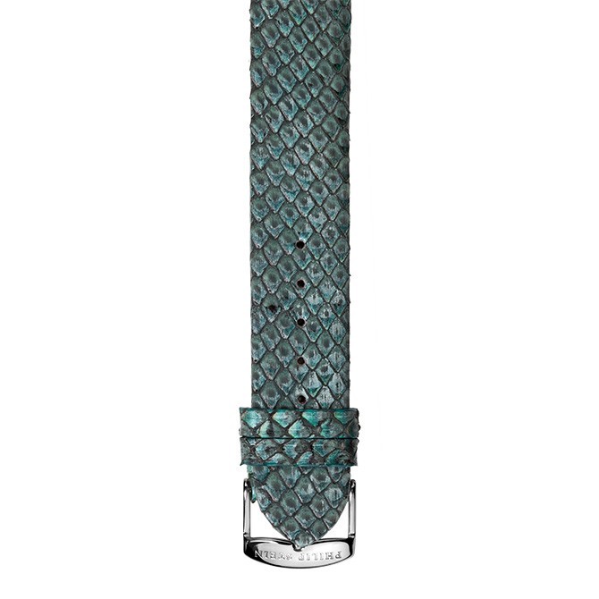 Philip Stein Black & Green Snake Watch Band
