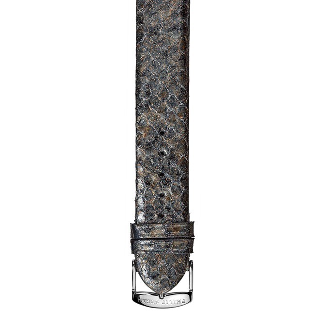 Philip Stein Glitter Green Snake Watch Band