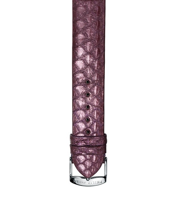 Philip Stein Purple Metallic Snake Watch Band