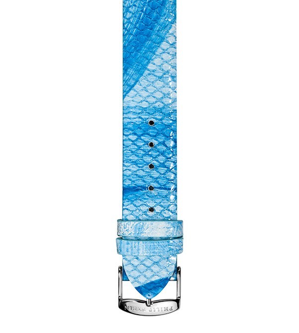 Philip Stein Blue & White Karung Watch Band