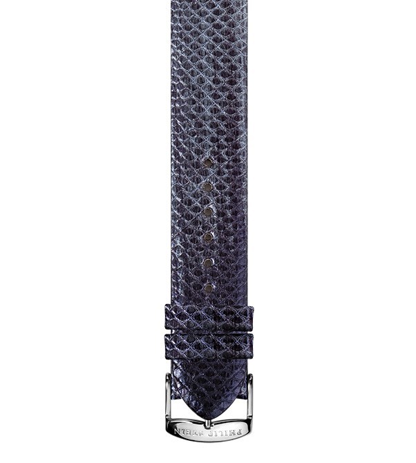 Philip Stein Navy Metallic Karung Watch Band