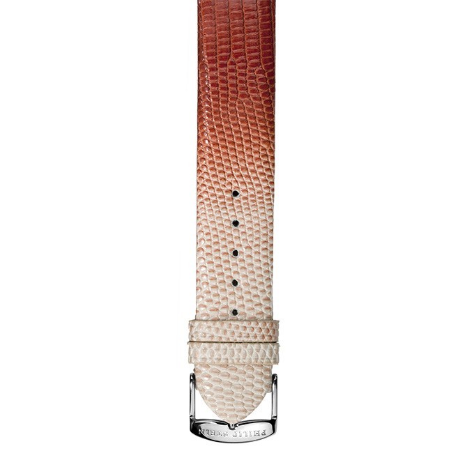 Philip Stein Ombre Red Lizard Watch Band