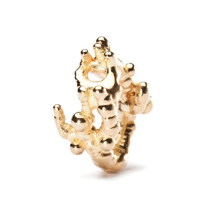 Trollbeads Coral Branch Bead Gold