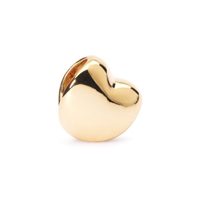 Trollbeads Heart Bead Gold