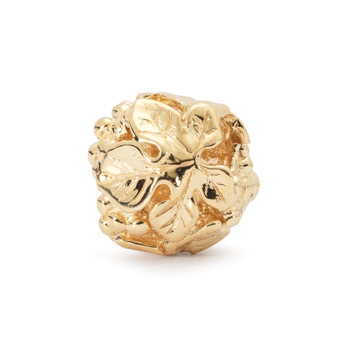 Trollbeads Wine Harvest Bead Gold