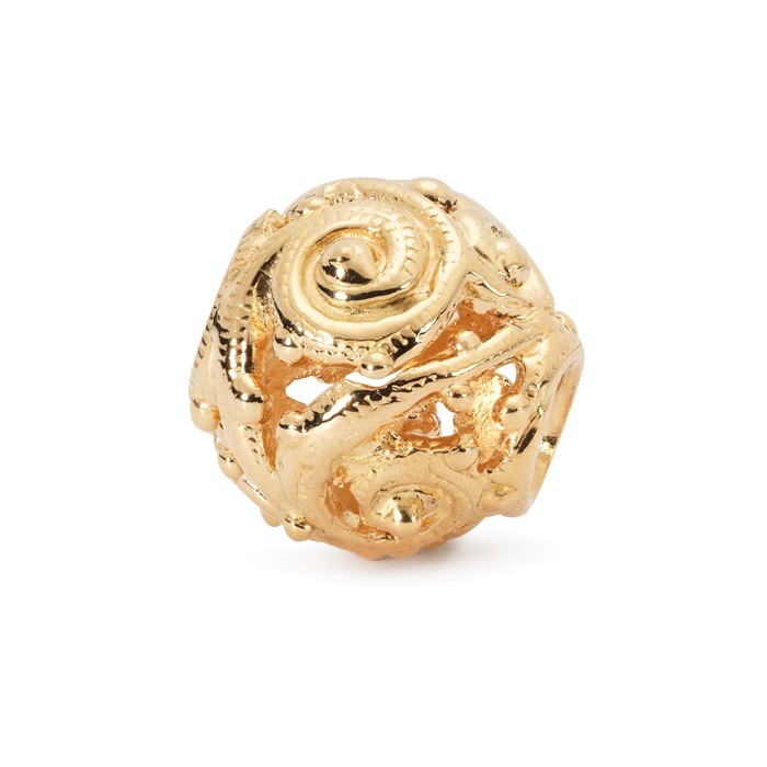 Trollbeads Whorl Bead Gold