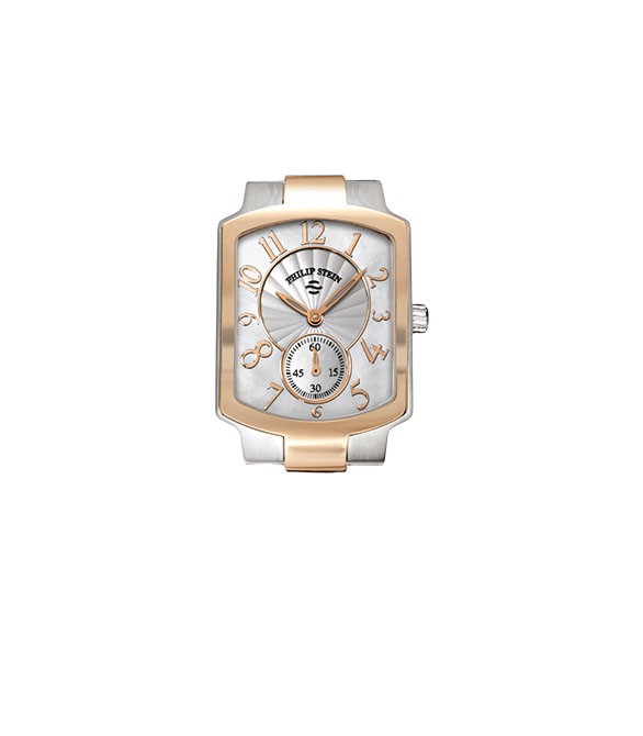 Philip Stein Classic Two Tone Rose Gold Plated Square Women's Watch