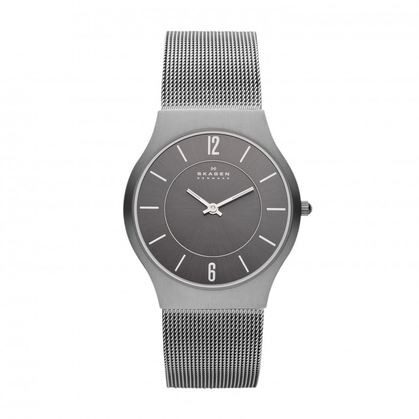 Skagen Grenen Titanium Stainless Steel Mesh Men s Watch