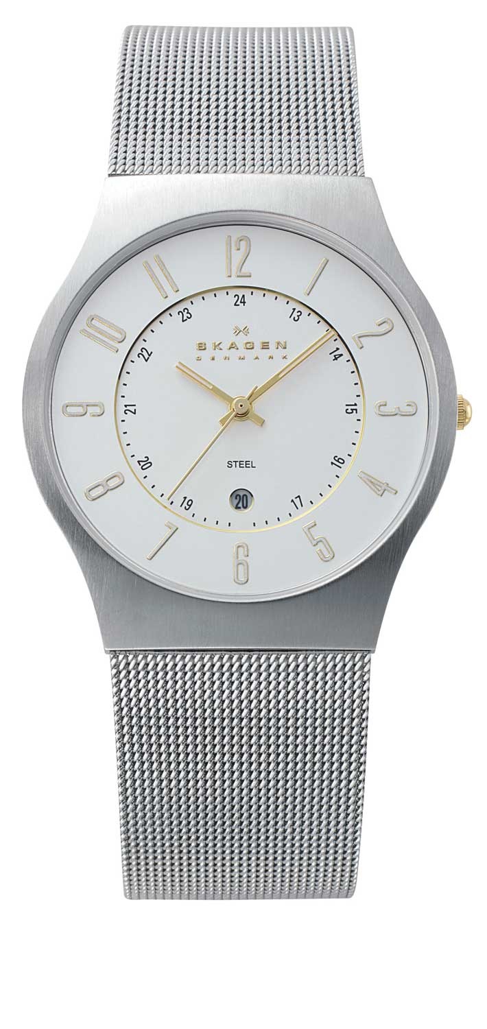Skagen Grenen Stainless Steel Mesh Men's Watch