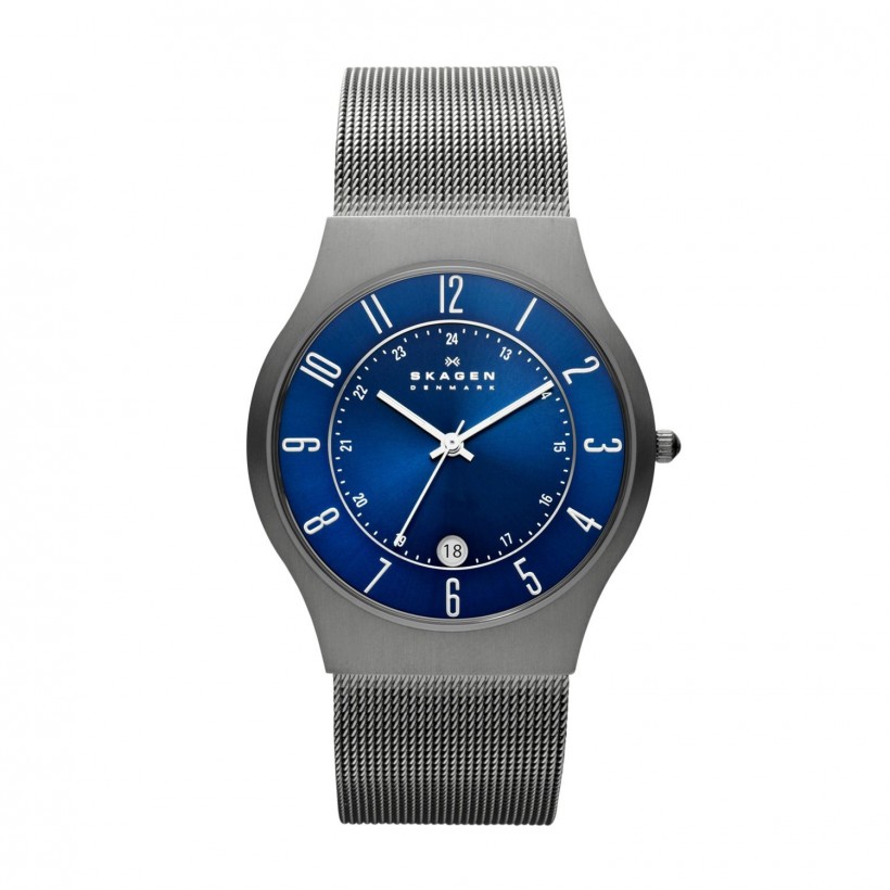 Skagen Grenen Titanium Case Men's Watch 233XLTTN