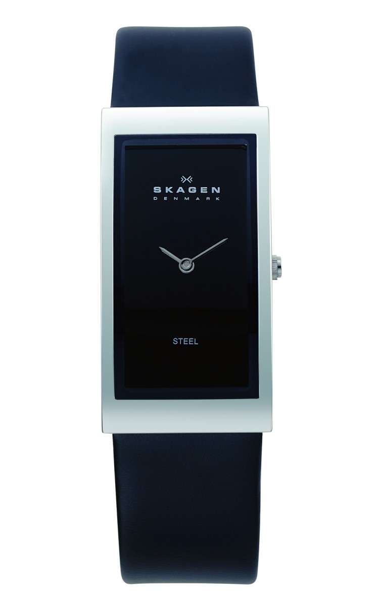 Skagen Merete Stainless Steel Leather Women's Watch