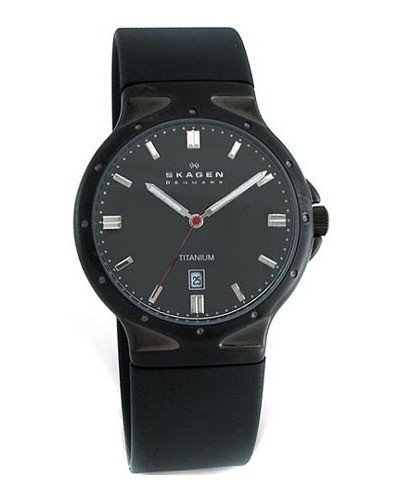 Skagen titanium deals black