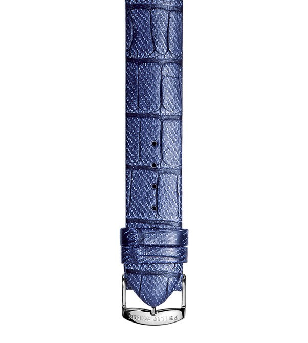 Philip Stein Denim Alligator Watch Band
