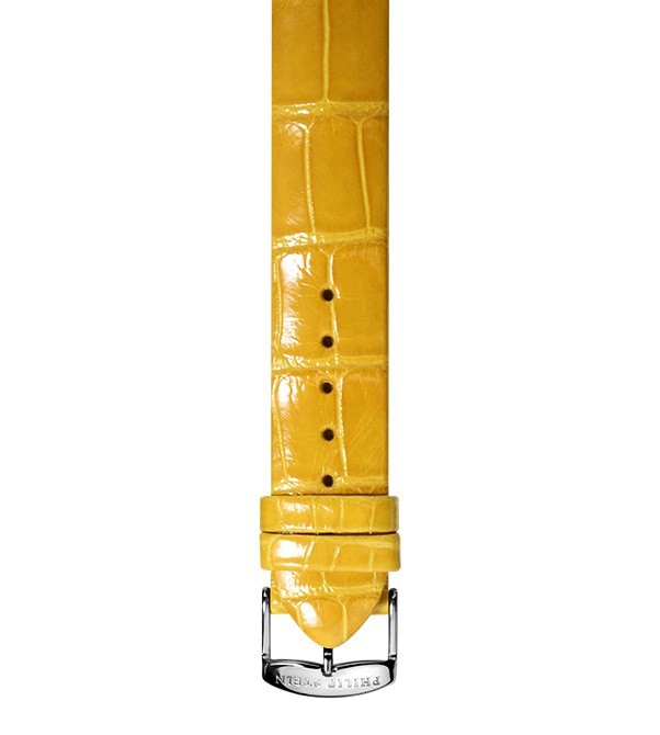 Philip Stein Yellow Alligator Watch Band