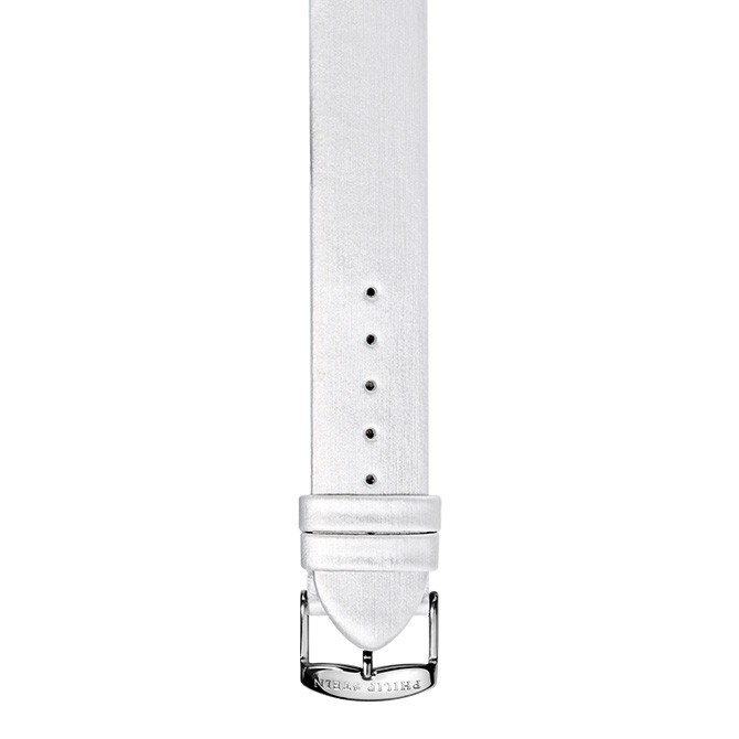 Philip Stein White Silk Watch Band