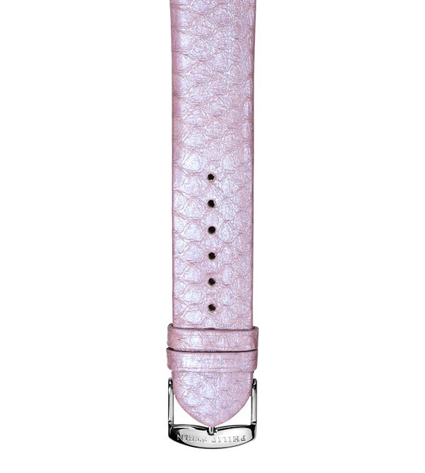 Philip Stein Light Purple Metallic Snake Watch Band