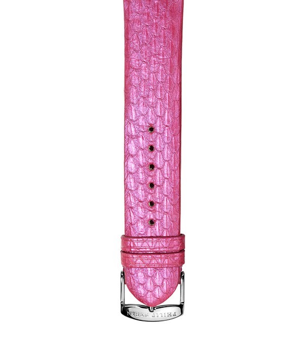Philip Stein Pink Metallic Snake Watch Band
