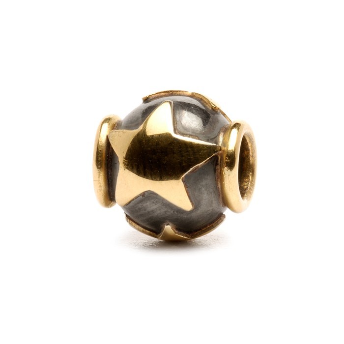 Trollbeads Stars Bead Silver and Gold