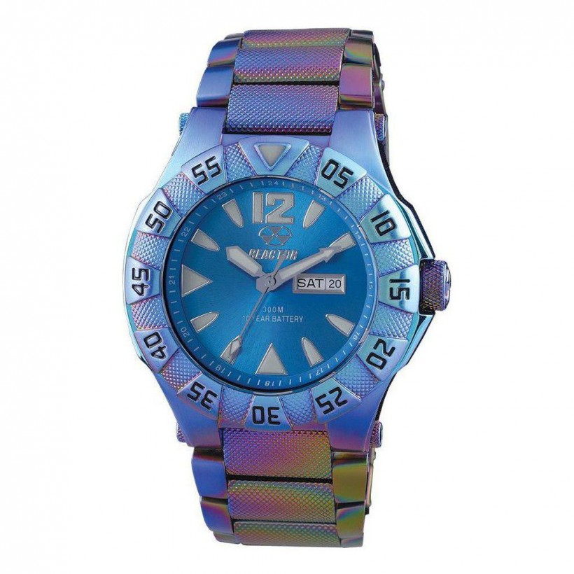 Reactor Gamma Stainless Bracelet Bright Blue Dial Ionized Plating 53999