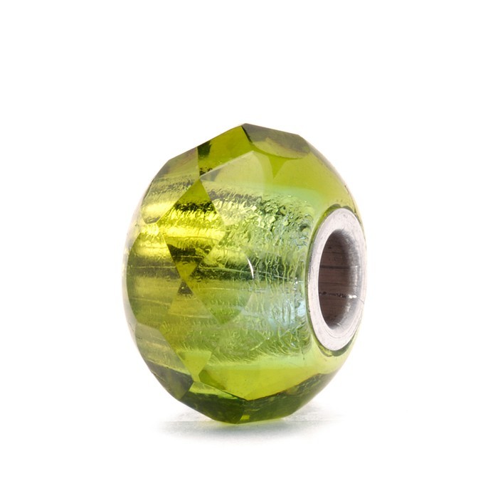 Trollbeads Green Prism Bead