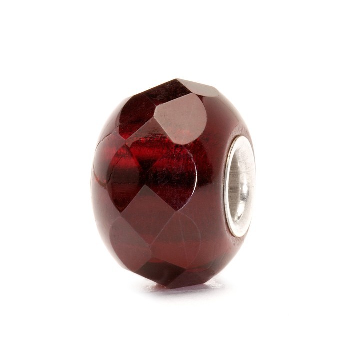 Trollbeads Red Prism Bead