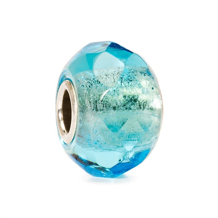 Trollbeads Light Turquoise Prism Bead