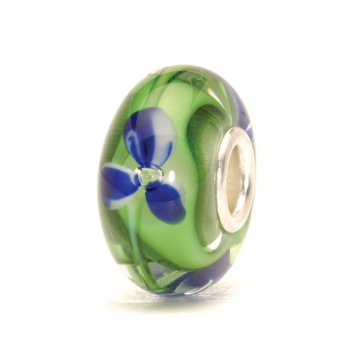 Blue Flower Bead