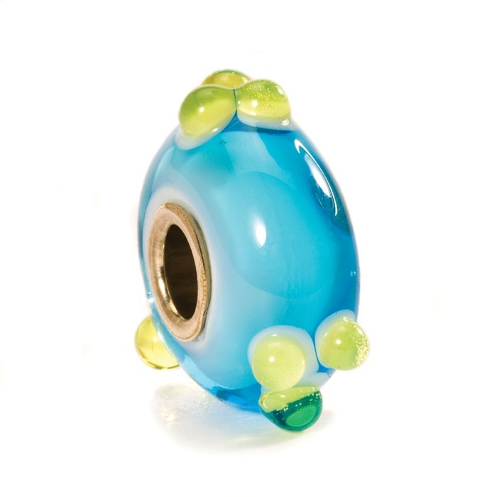 Turquoise/Green Spring Bud Bead