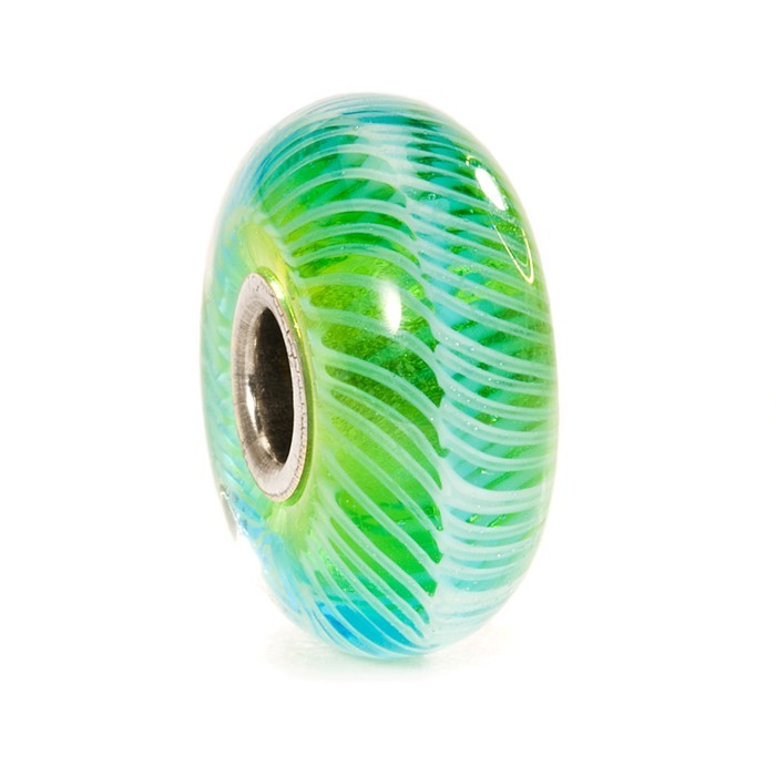 Trollbeads Turquoise Feather Bead