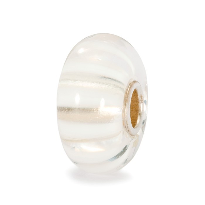 Trollbeads White Stripe Bead