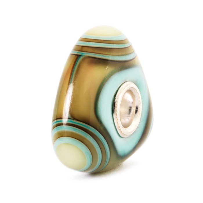 Trollbeads Aqua Edge Triangle Bead