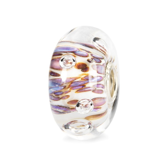 Trollbeads Purple Rippling Bubbles Bead