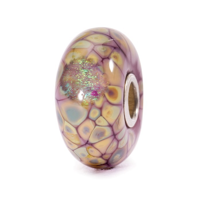 Trollbeads Purple Flower Mosaic Bead