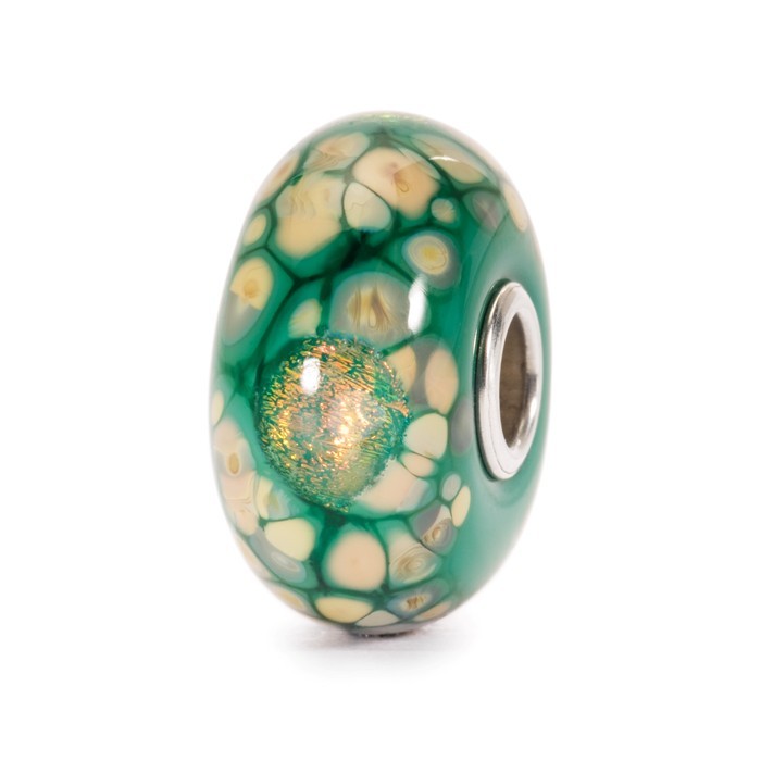 Trollbeads Green Flower Mosaic Bead