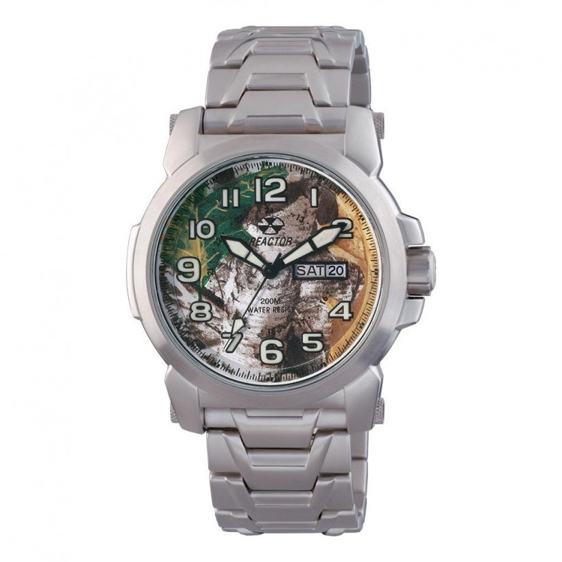 Reactor Atom Bracelet Day/Date Stainless Realtree Dial 68026
