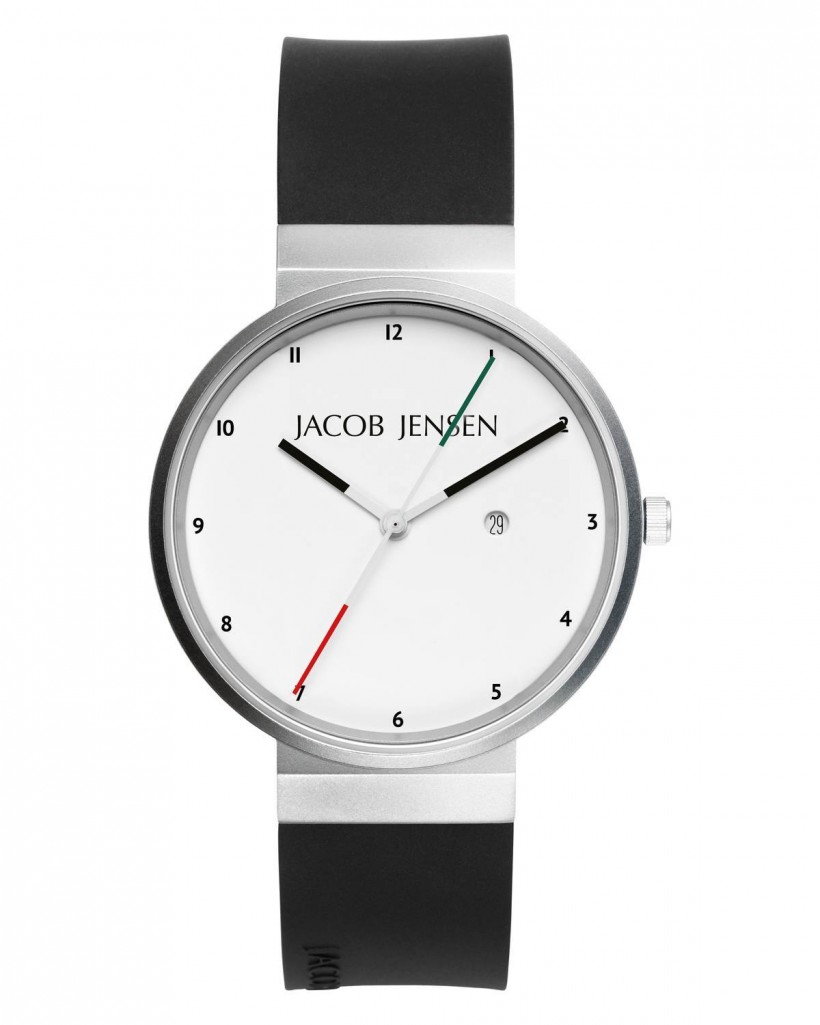 Jacob Jensen New Series Stainless Steel White Dial Men's Watch 733